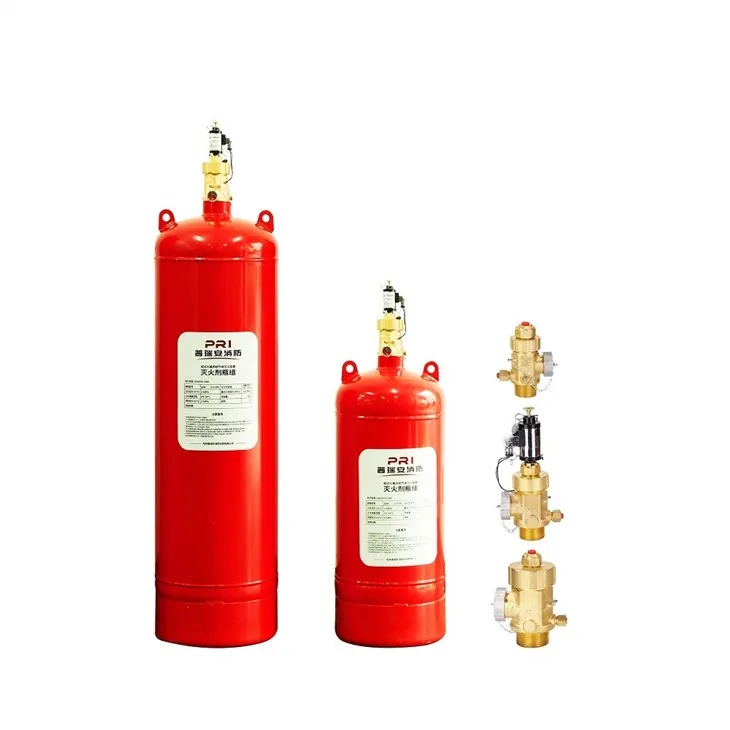 HFC-227ea FM200 Gas Fire Fighting Equipment Total Flood Extinguishing System
