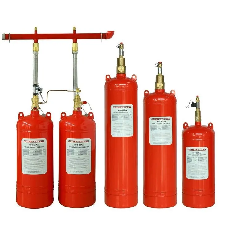 HFC-227ea FM200 Gas Fire Fighting Equipment Total Flood Extinguishing System