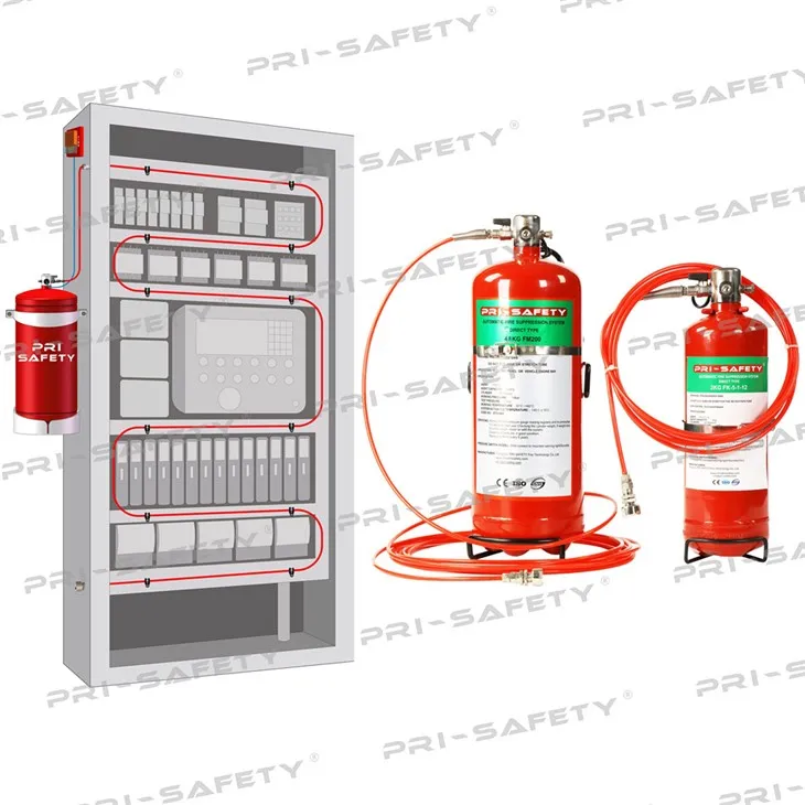 Automatic Fire Suppression Systems For Electrical Cabinet FM200 Fire System suppliers