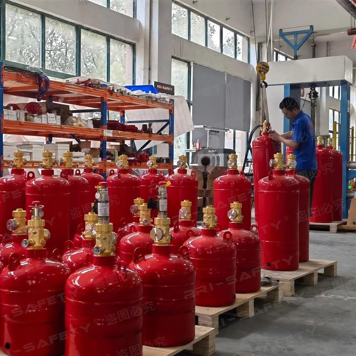 Automatic Fire Suppression System FM200 For HV LV Substation Control Rooms And Electrical Rooms FK5112 Novec1230 FM200 Fire System price