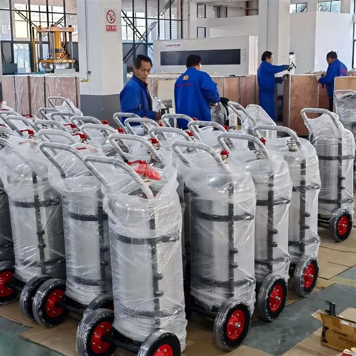 Stainless Steel Lithium Battery Fire Extinguisher For Energy Storage Systems Coldfire Class A/B/C/K/L TUV CE0036 factory